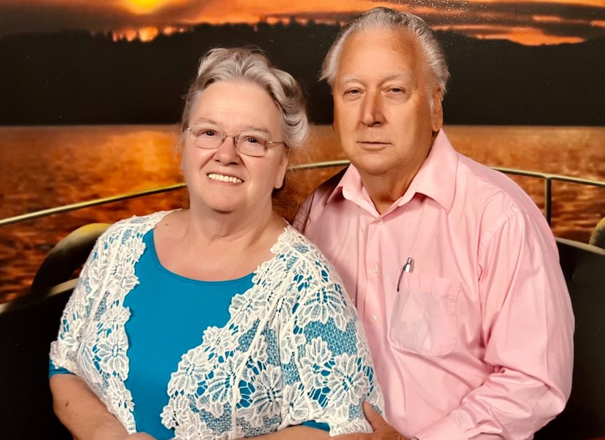 Becky Pitts and her late husband Robert Pitts